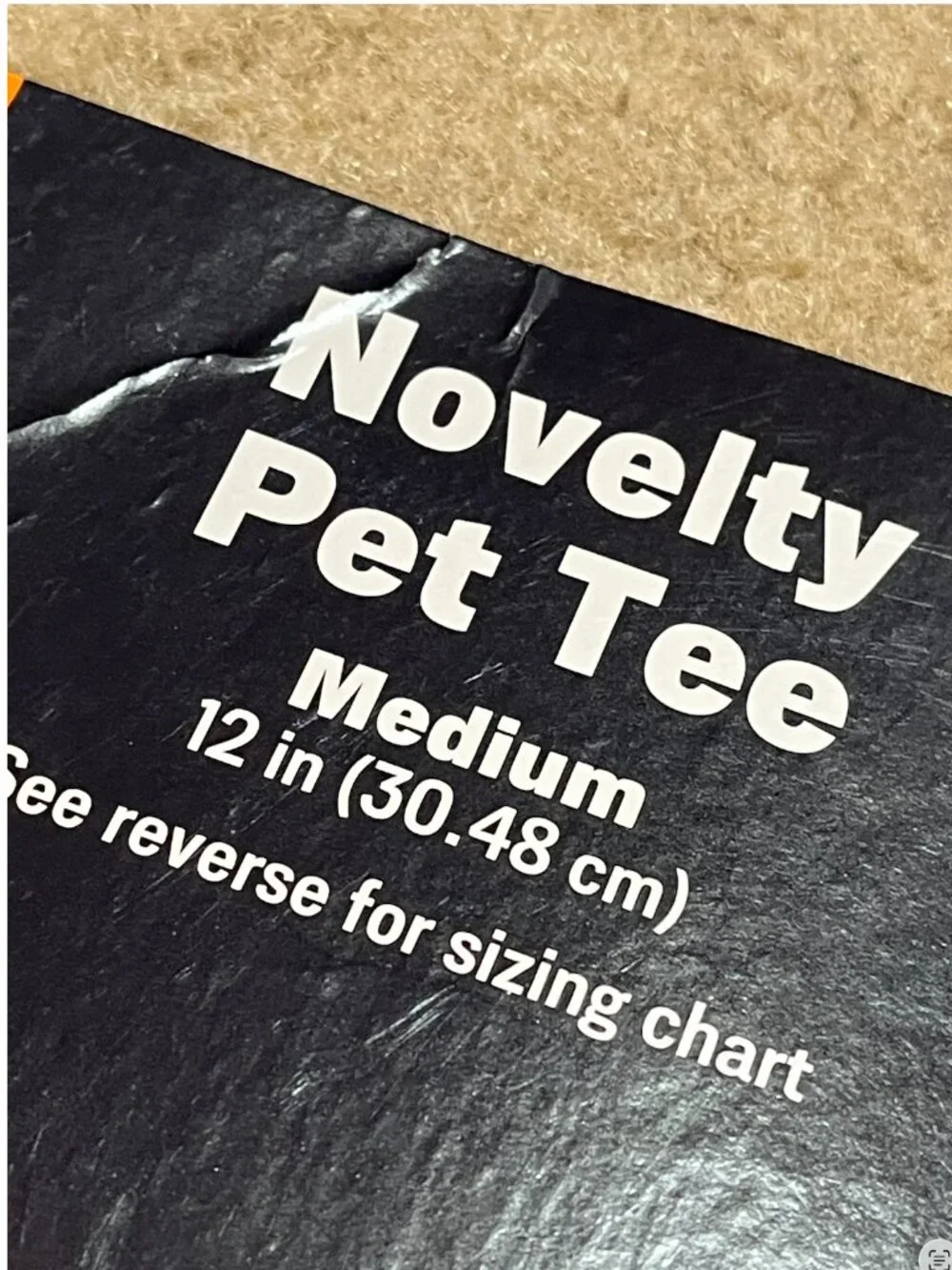 Halloween Novelty Pet Tee 🎃🐾 | “I Bark at BAD Costumes” | Medium | NWT